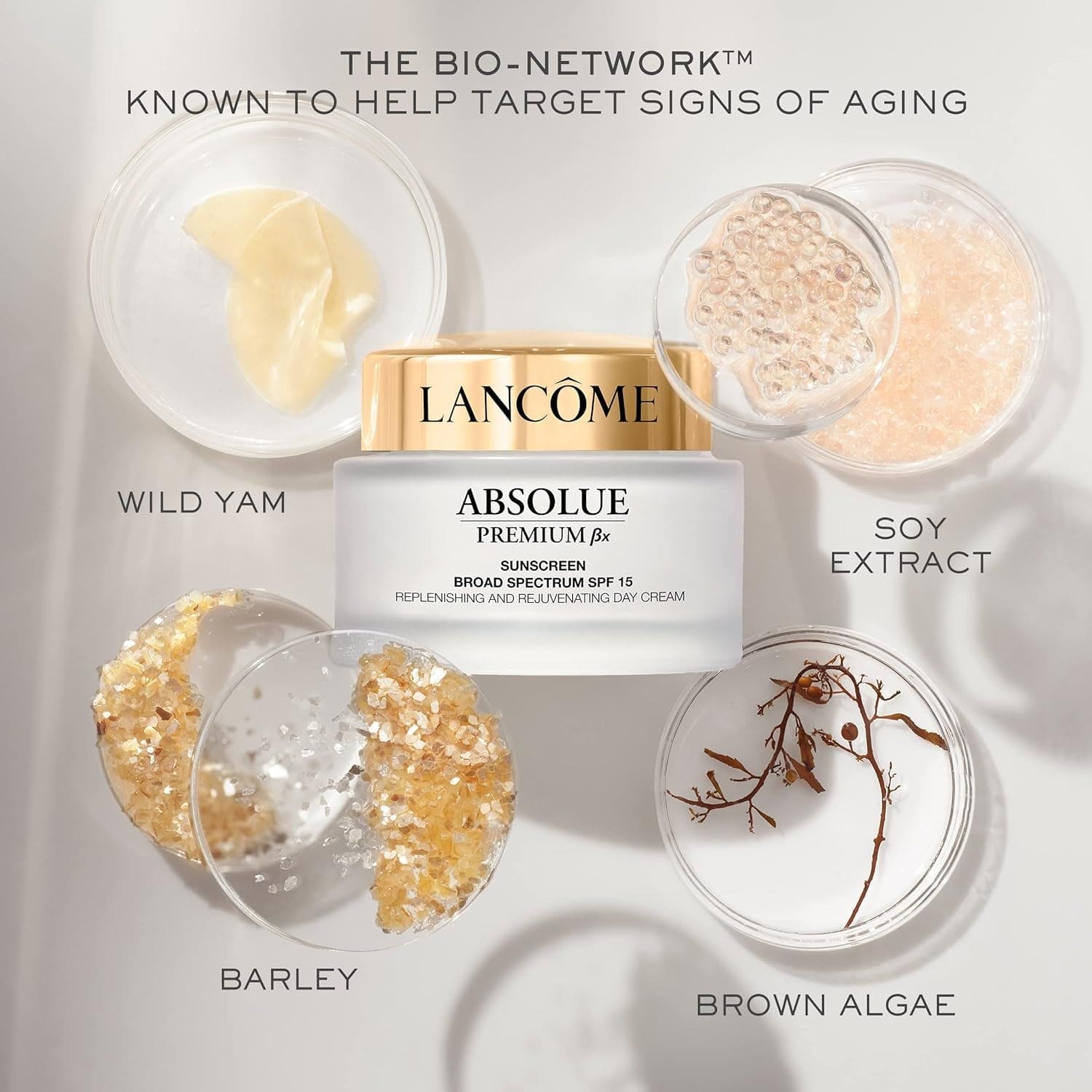 Absolue Premium Bx Day Cream with SPF 15 - Replenishing Facial Moisturizer Infused with Pro-Xylane - 2.5 FL Oz