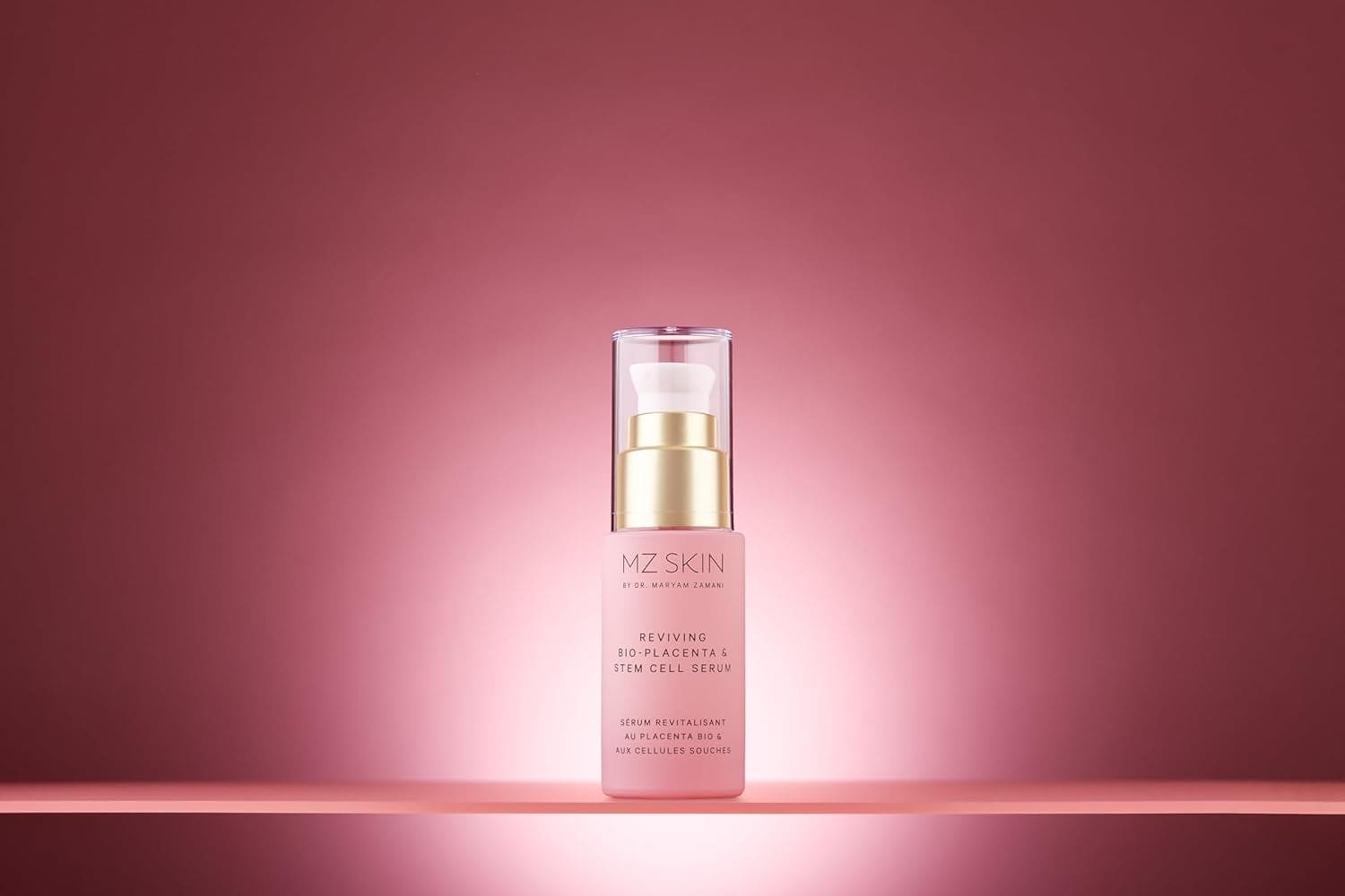 MZ Skin Reviving Bio-Placenta & Stem Cell Serum - Night Treatment for Powerful Rejuvenation, with Peptides, Squalane & Hyaluronic Acid, Perfect for Anti-Aging, Wrinkles & Fine Lines