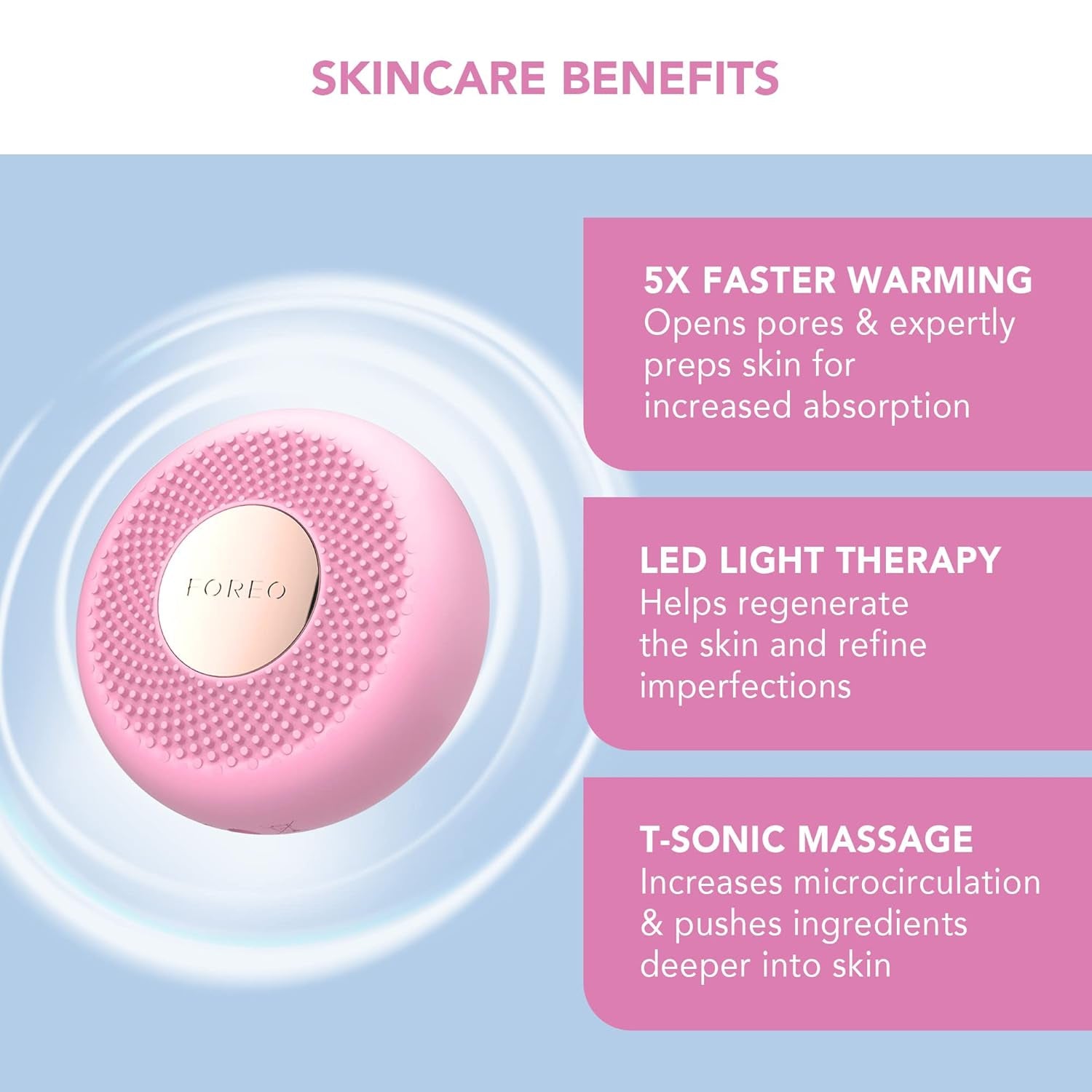 BEAR Mini Microcurrent Facial Device + UFO Mini 2 Face Mask Treatment + SERUM 1 Fl. Oz. + 6 UFO Power Activated Masks Skin Supremes Holiday Set