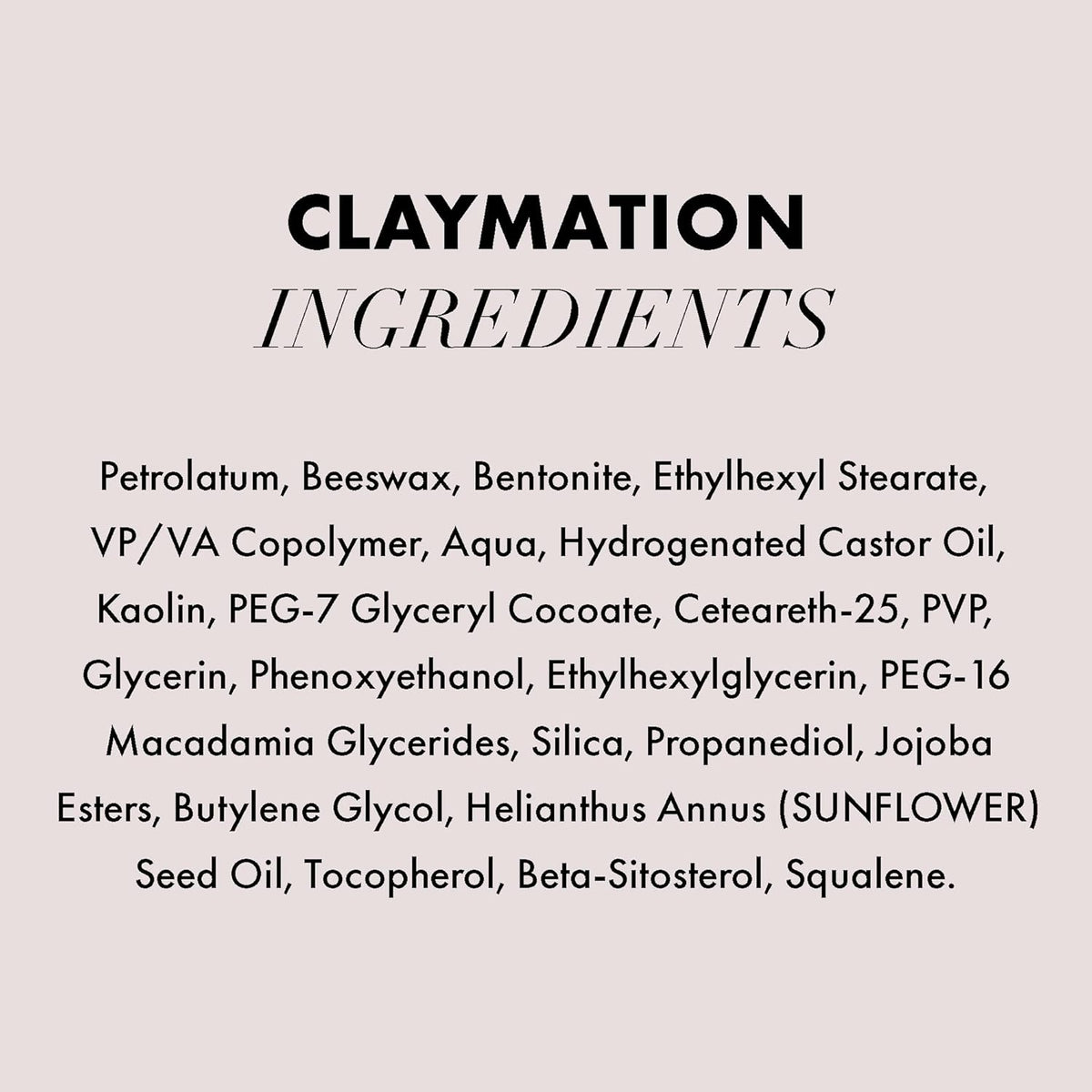 Claymation – Premium Men’S Hair Styling Clay for a Super High Hold, Matte Finish – Clay & Wax Hybrid, Ideal Texture Product for Straight, Wavy and Thick Hair Types – 2 Oz, Travel Size
