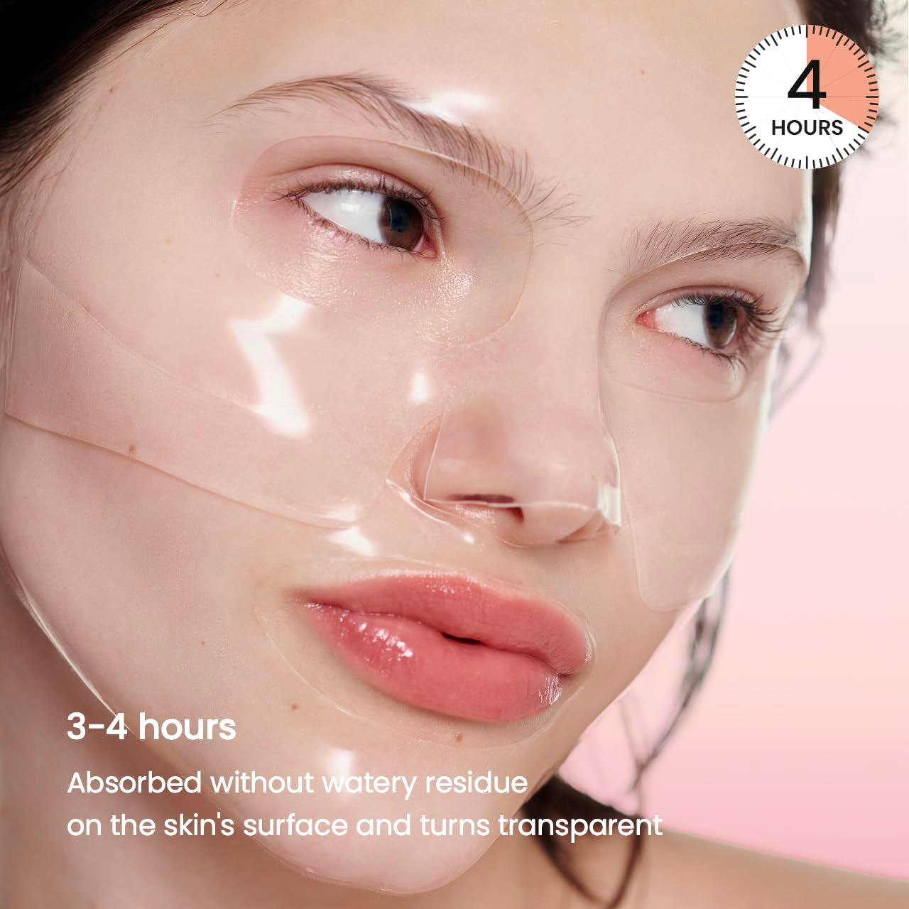 Bio-Collagen Real Deep Mask, Hydrating Overnight Hydrogel Mask, Pore Minimizing, Elasticity Improvement, 34G X16Ea