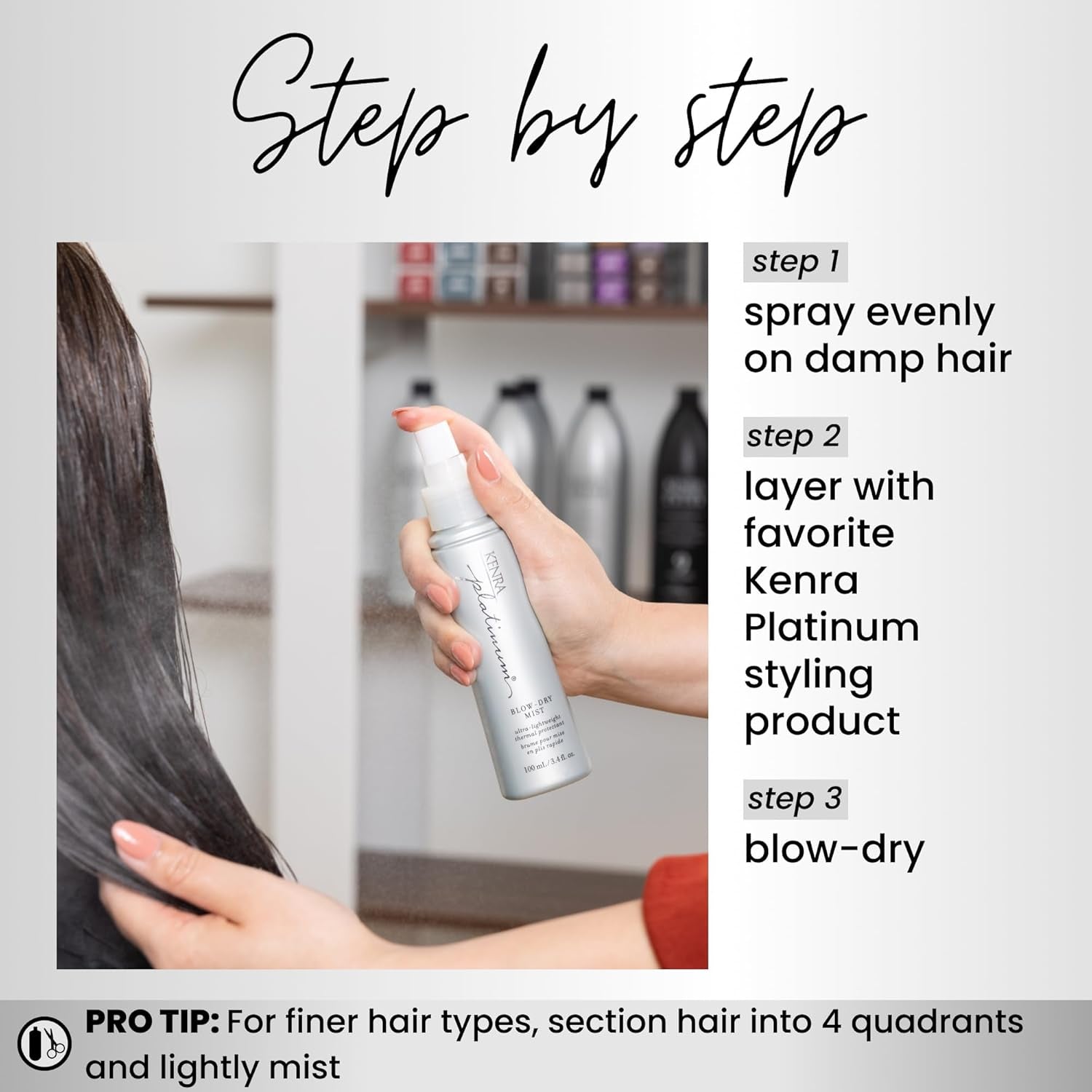 Kenra Platinum Blow-Dry Mist 3.4 fl oz / 100 mL