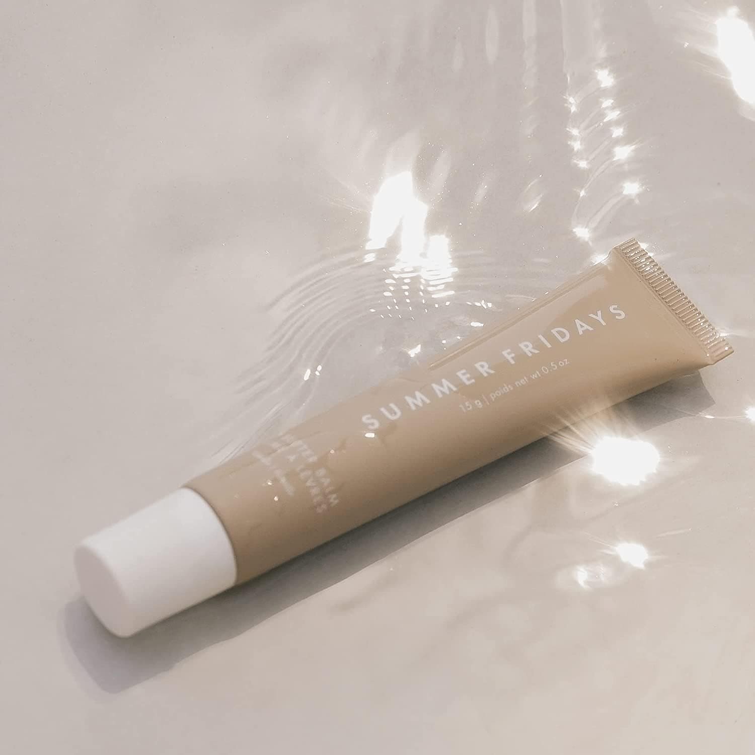 Lip Butter Balm - Conditioning Lip Mask and Lip Balm for Instant Moisture, Shine and Hydration - Sheer-Tinted, Soothing Lip Care - Vanilla (.5 Oz)