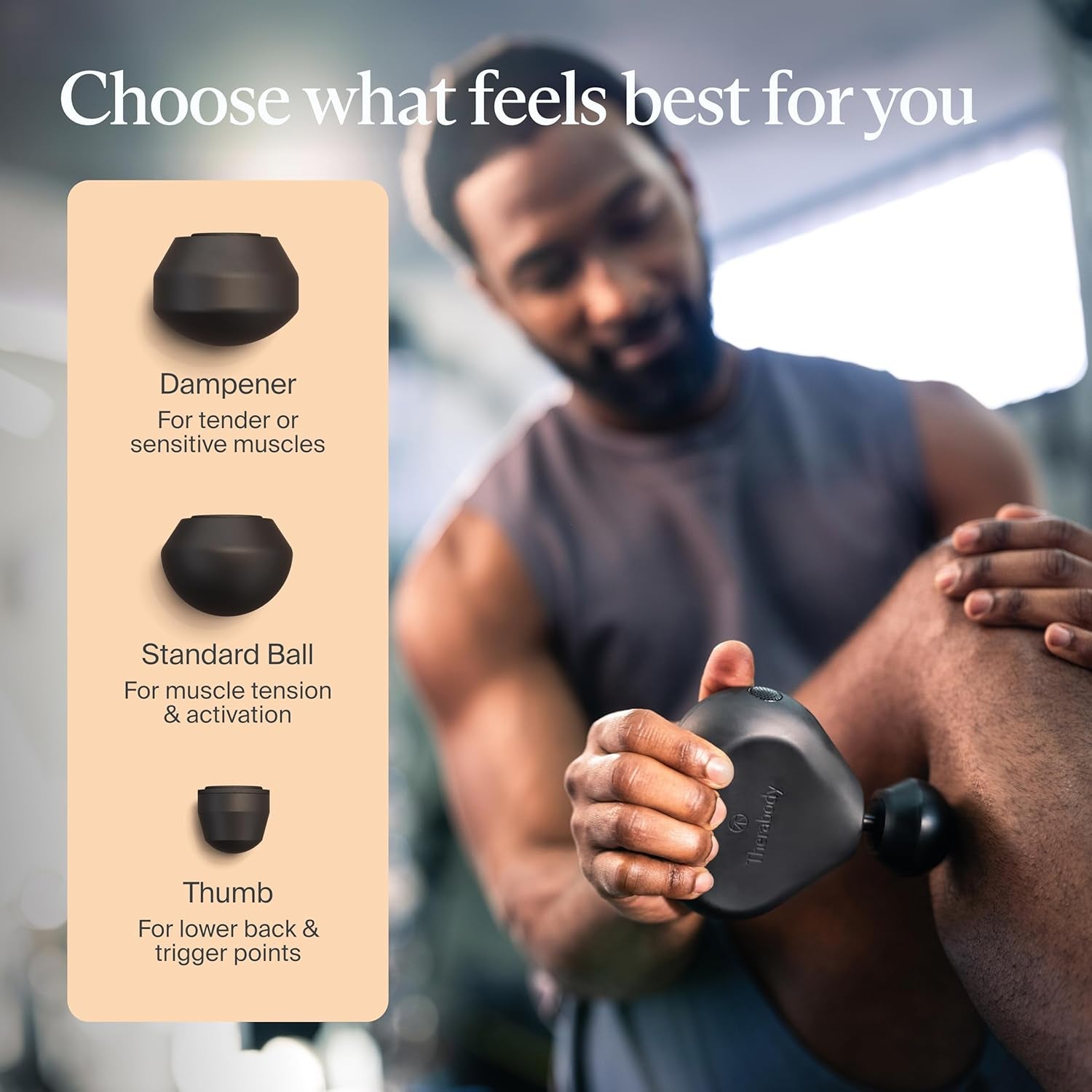 Therabody Mini (3rd Generation) - Ultra Portable Percussive Massage Device for Travel Recovery and Daily Muscle Relief