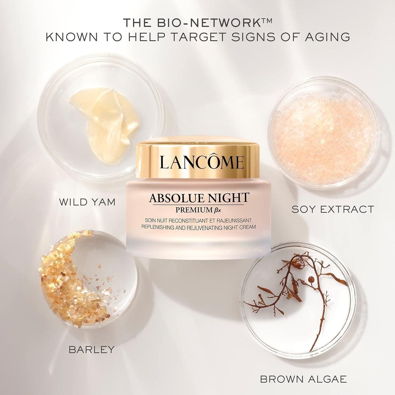 Absolue Premium Bx Night Cream - Nourishing Night Face Moisturizer - Plumps & Firms Skin - 2.5 Fl Oz