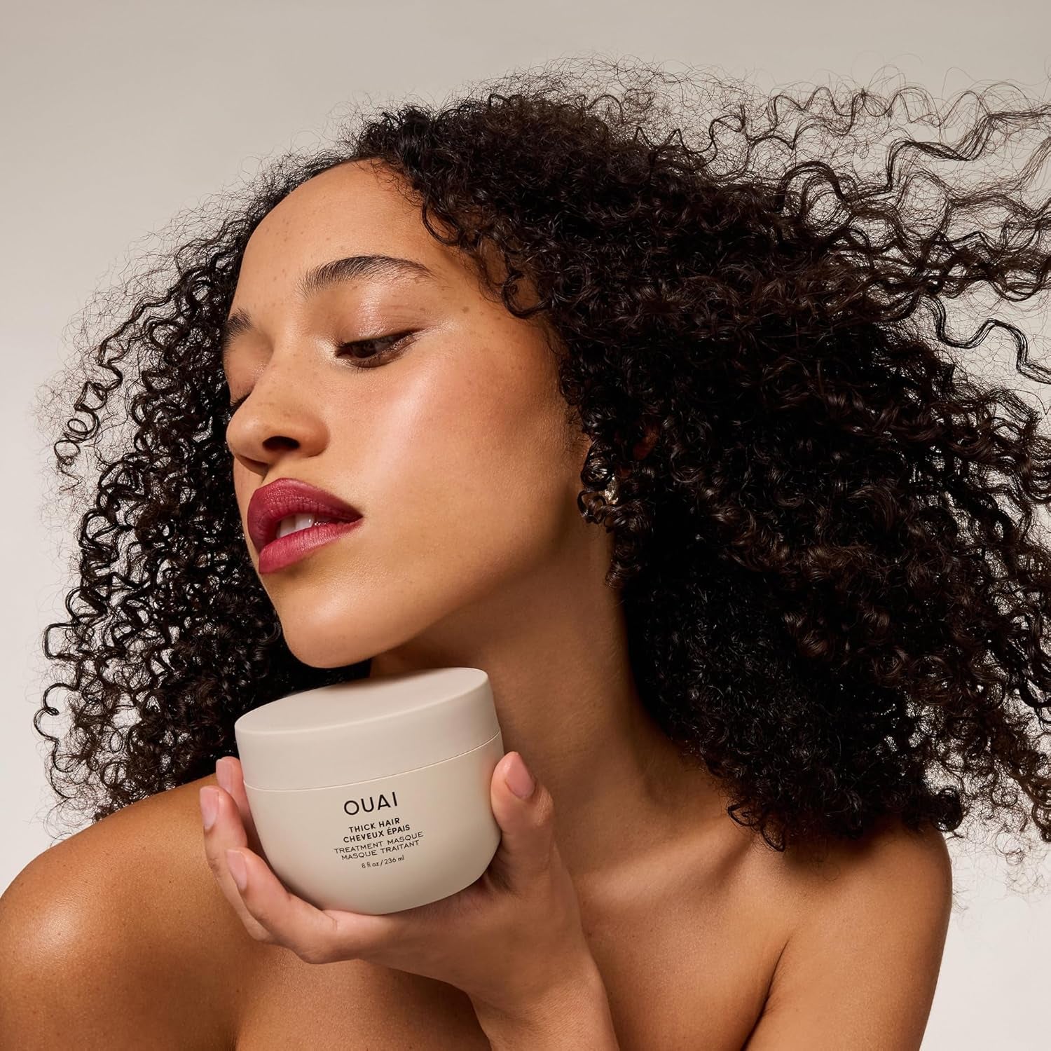 Thick Hair Mask - Deep Conditioning Hair Mask with Almond Oil, Olive Oil, & Hydrolyzed Keratin to Restore Damaged Strands - Phthalate & Paraben Free (8 Fl Oz)
