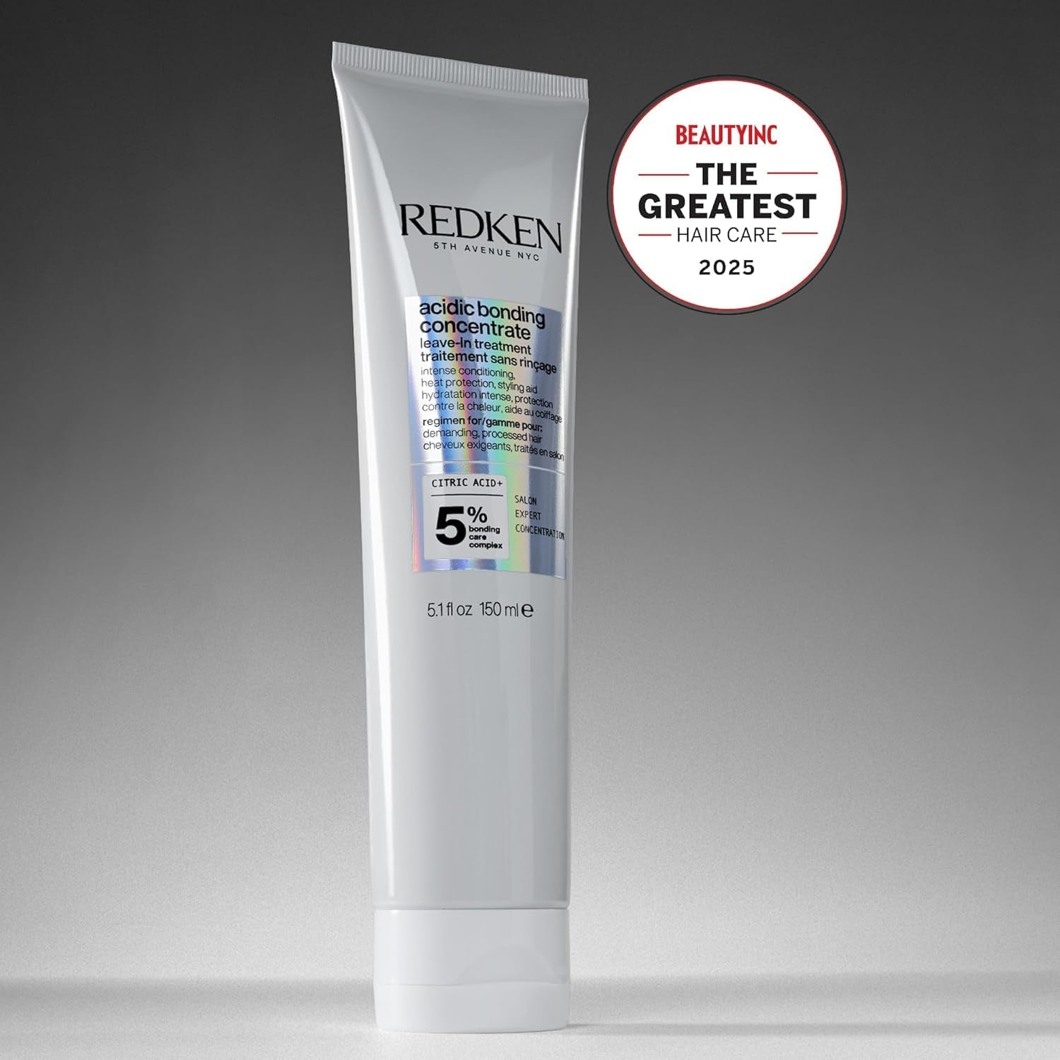 Redken Acidic Bonding Concentrate Leave in Conditioner for Damaged Hair - Hair Repair Treatment, Strengthens Weak Hair