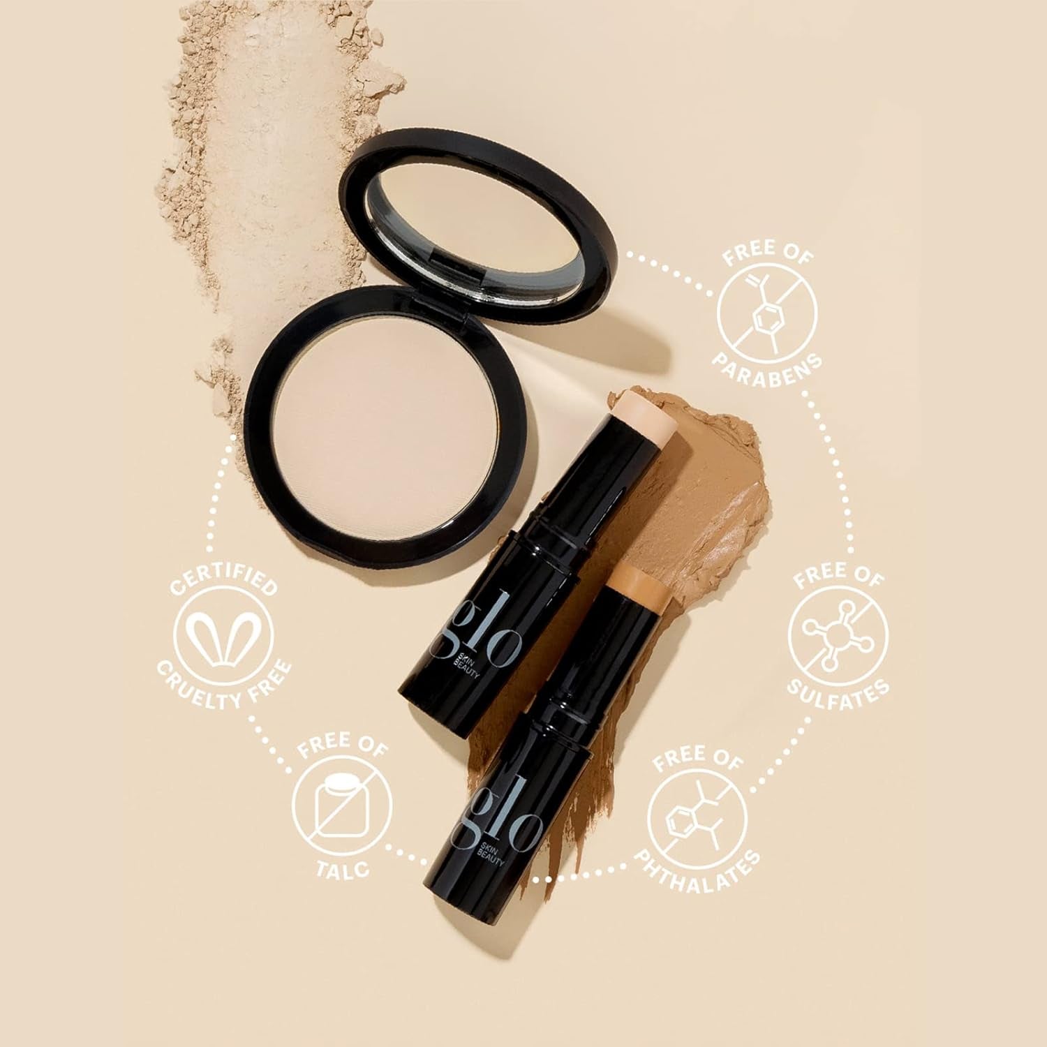 Luminous Liquid Mineral Foundation Makeup with SPF 18 (Brûlée) - Improves Uneven Skin Tone, Smooths & Corrects Imperfections, Sheer to Medium Coverage, Dewy Finish