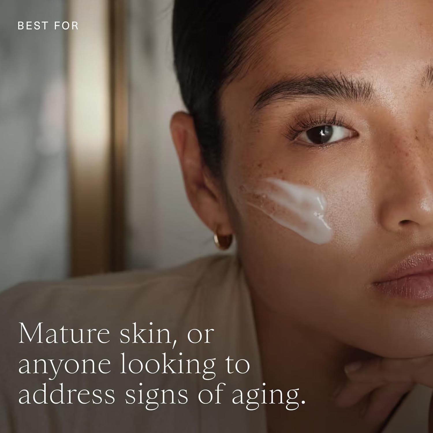 Youthful Skin Routine Set - 4 Step Anti Aging Skincare System with Peptide Serum, Gentle Cleanser, Face Polish, and Moisture Balm