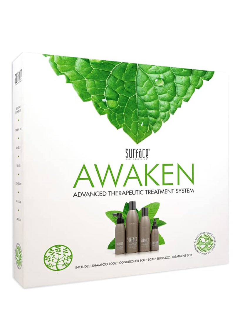 - Awaken Kit: Shampoo, Conditioner, Scalp Elixir and Therapeutic Treatment - for Thinning Hair, Hair Loss and Thickening