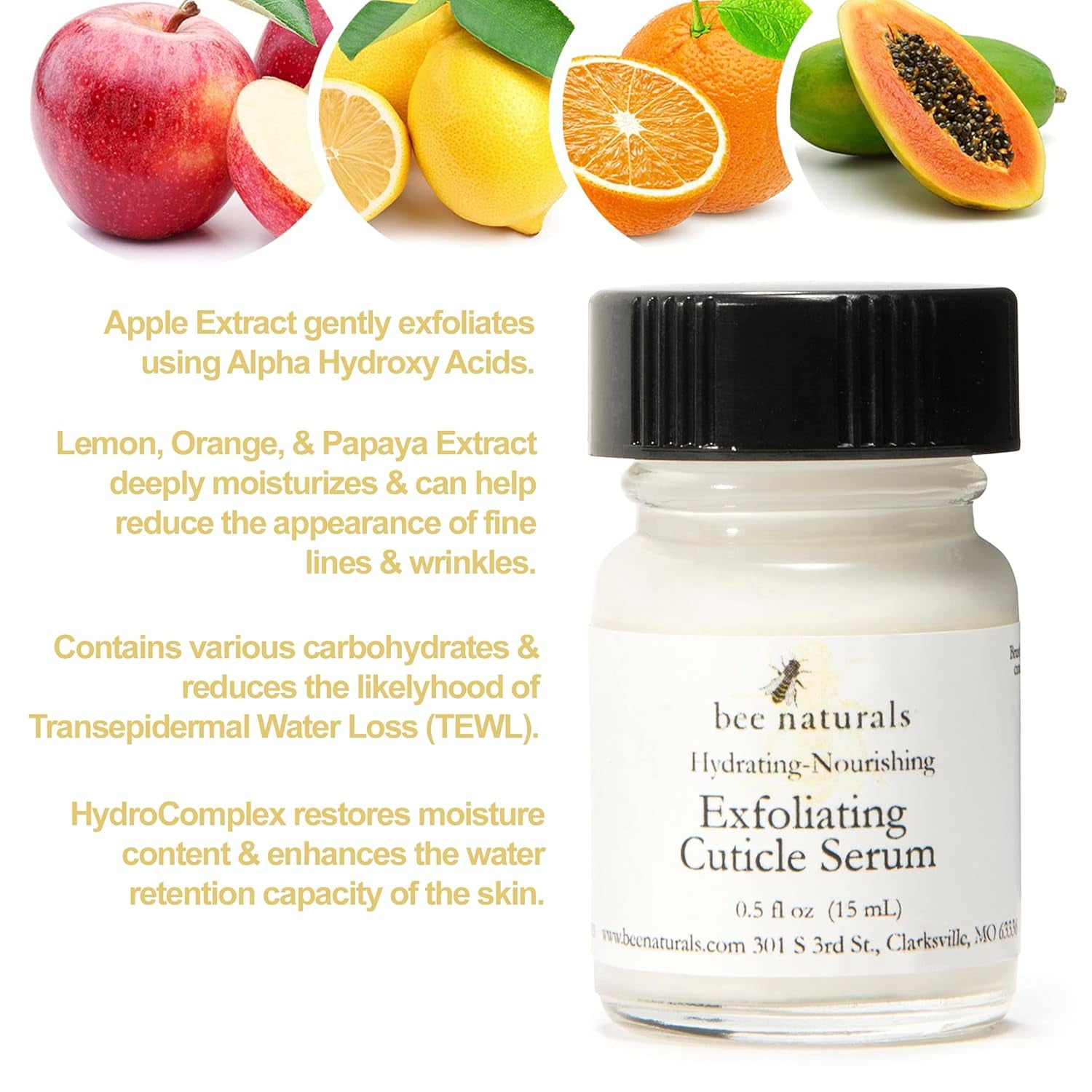 Natural Nail Care Kit - Natural & Non-Toxic Nail and Cuticle Care Set with Vitamin E - Softens & Protects - Ideal Gift for Repairing Cuticles and Nails .