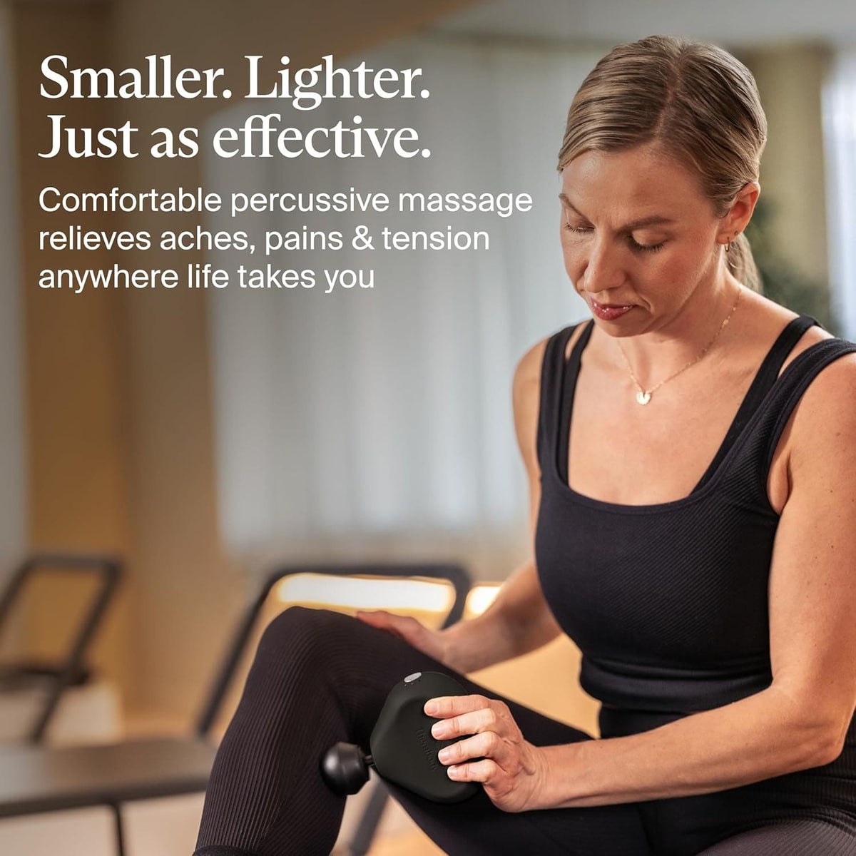 Therabody Mini (3rd Generation) - Ultra Portable Percussive Massage Device for Travel Recovery and Daily Muscle Relief