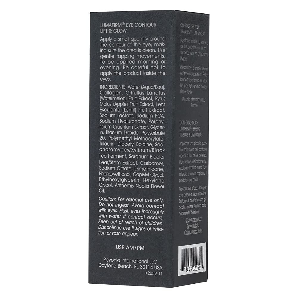 Lumafirm Eye Contour - Eye Wrinkle Care - Lift, Firm, Smooth & Brighten Tired Eyes - Repair & Tighten Delicate Skin around the Eyes - Proactive De-Aging Premium Beauty Products - 0.5 Fl Oz