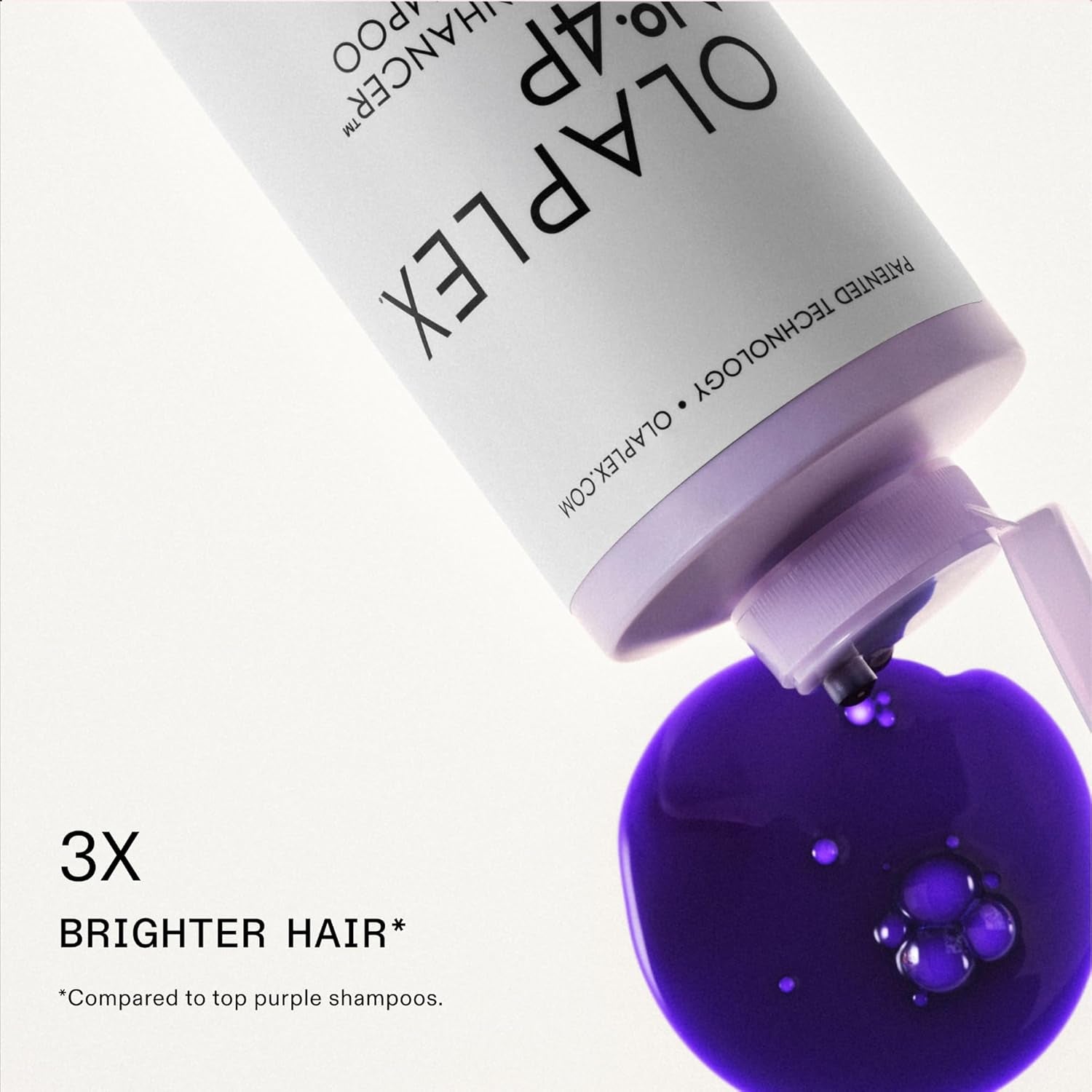 Nº.4P Blonde Enhancer Purple Toning Shampoo, Repairs, Hydrates, & Brightens All Blonde, Lightened, & Grey Hair, 1 Liter