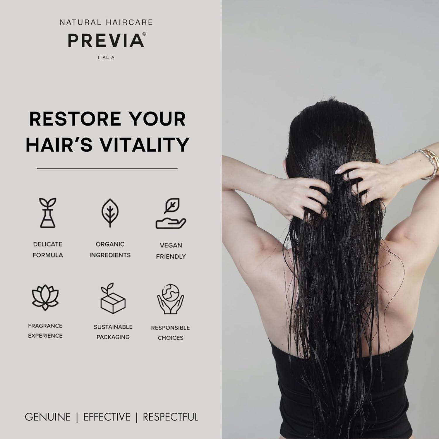 Hydrating Leave-In Conditioner Spray with White Truffle Extract - Reconstructive Biphasic Detangling Treatment for Damaged, Dry, and Brittle Hair - Tames Frizz & Controls Static 6.7Floz