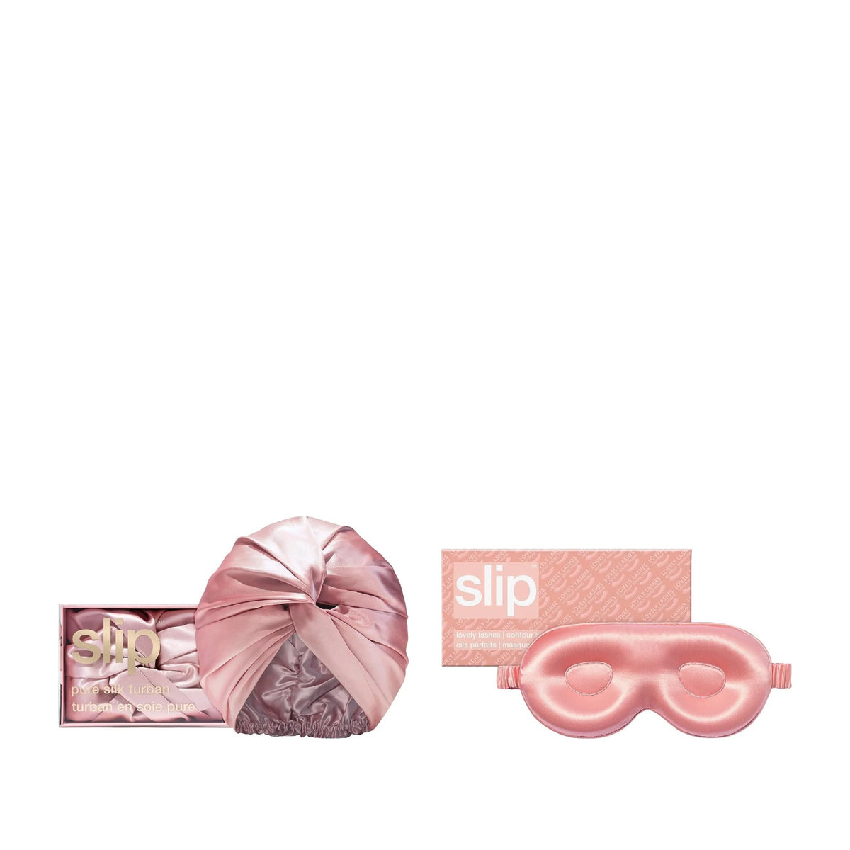 Slip Silk Beauty Sleep Set | Turban + Contour Sleep Mask