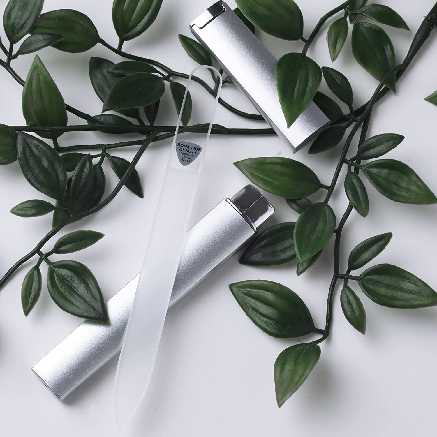 Glass Nail Files for Natural Nails by - Crystal Nail Filer Handcrafted in the Czech Republic