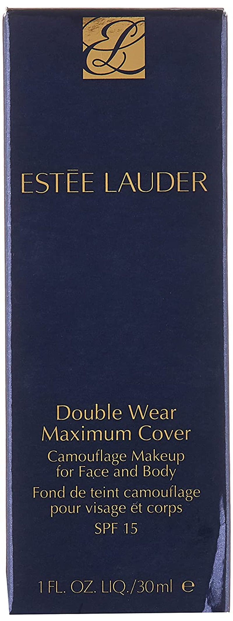 Estee Lauder Double Wear Maximum Cover Camouflage Makeup SPF 5 Foundation, No. 1N3 Creamy Vanilla, 1 Oz