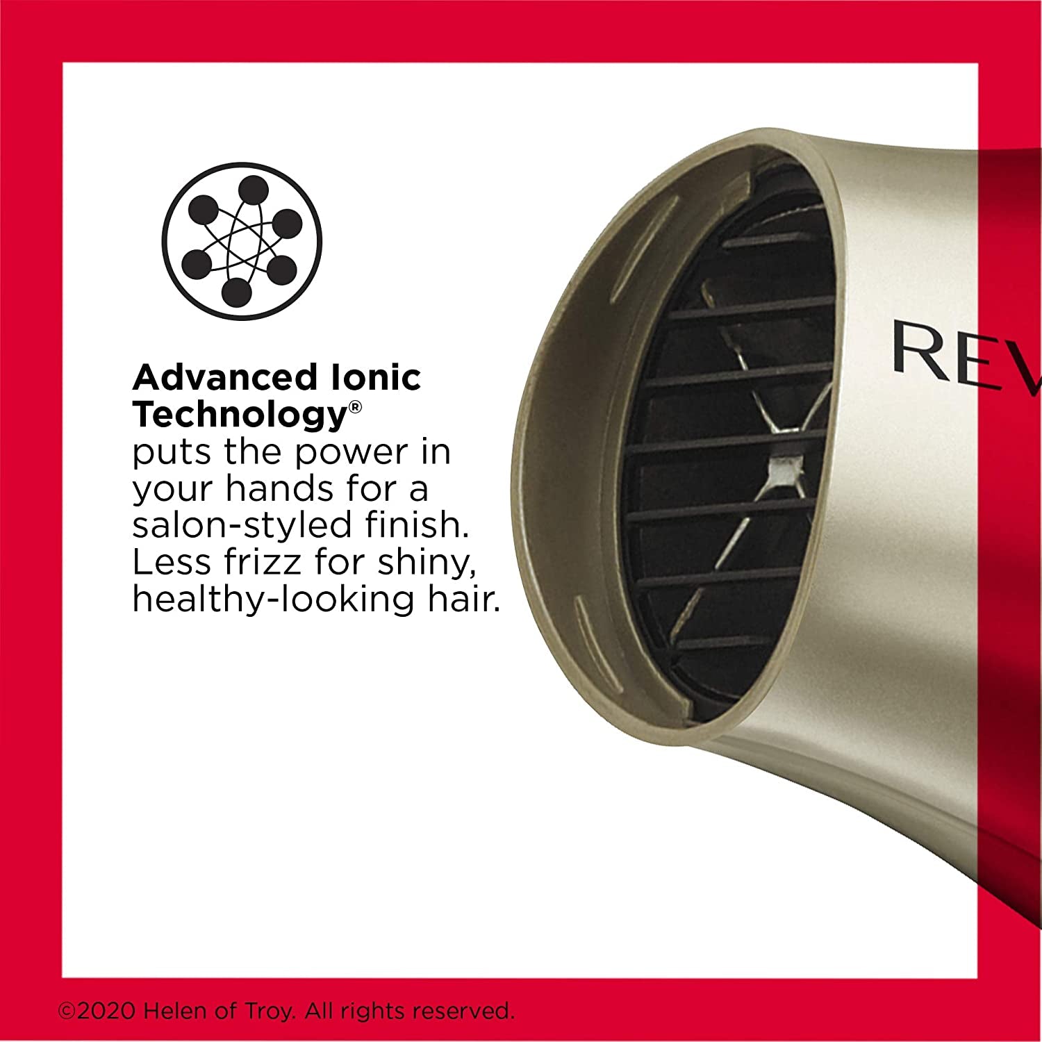 Revlon 1875W Compact Folding Handle Hair Dryer | Great for Travel