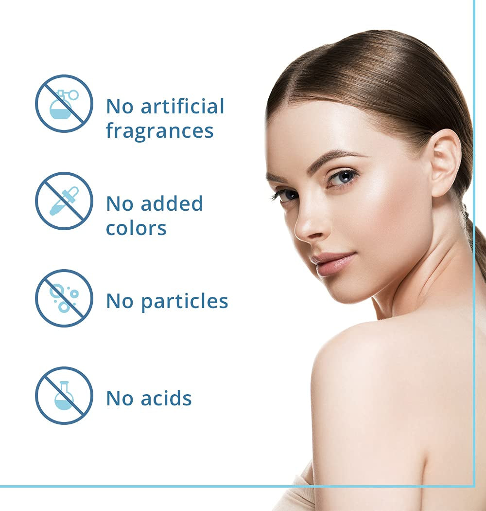 Toyo - Cure Aqua Gel Gentle Exfoliator - Facial/Full-Body Peeling Gel, Water-Based Exfoliator, Dead Skin Remover for Bright, Youthful Skin, 250Ml. - 1 Pack