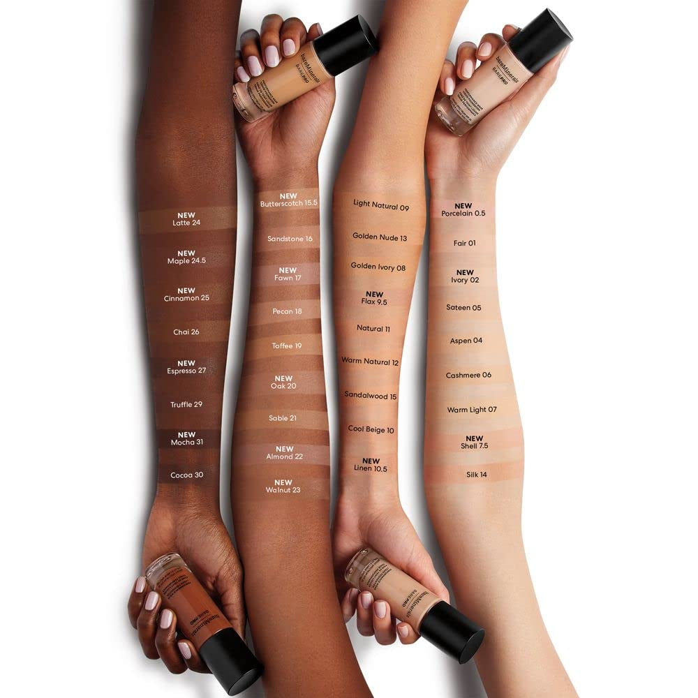 Barepro Performance Wear Liquid Foundation Broad Spectrum SPF 20, Silk 14, 1.0 Fl.Oz.