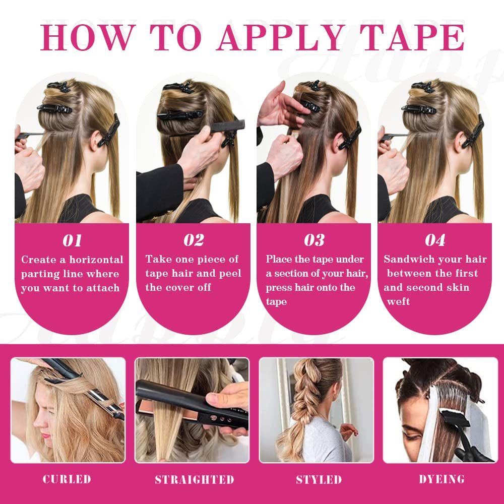 Tape in Hair Extensions Human Hair 100% Real Remy Human Hair Extensions Seamless Straight Hair Extensions Real Human Hair Tape in Extensions 20 Inch 20Pieces 50G/Set #1 Jet Black