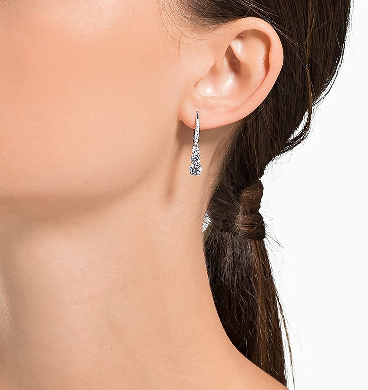 Attract Trilogy Crystal Necklace and Earrings Jewelry Collection