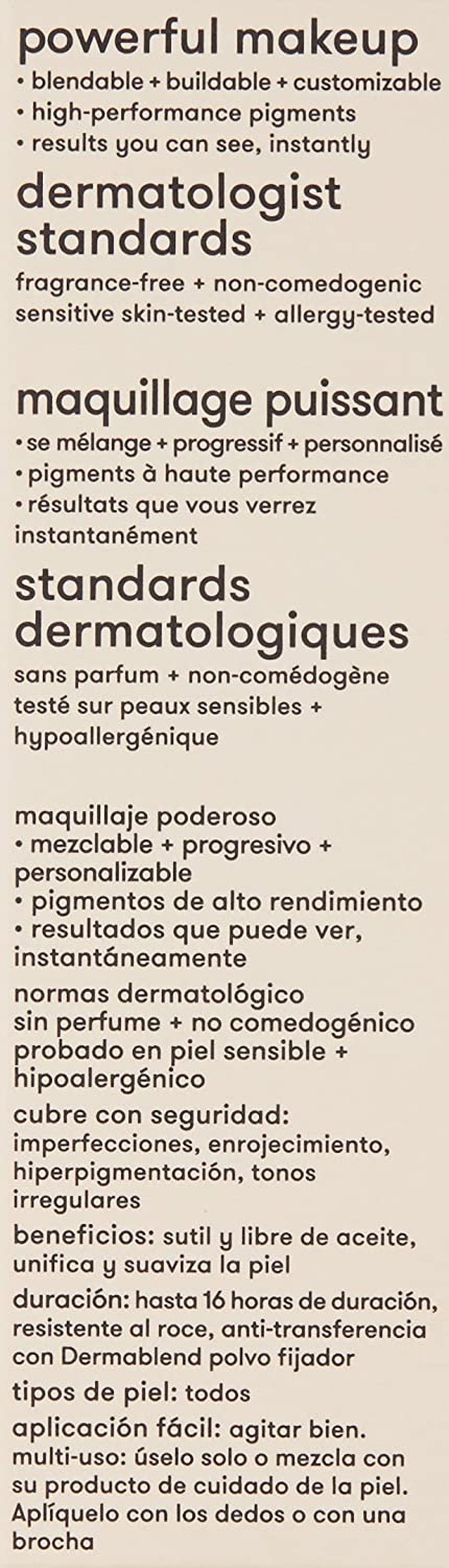 Flawless Creator Multi-Use Liquid Foundation Makeup, Full Coverage Lightweight Buildable Foundation, Natural Finish, 1 Fl Oz.
