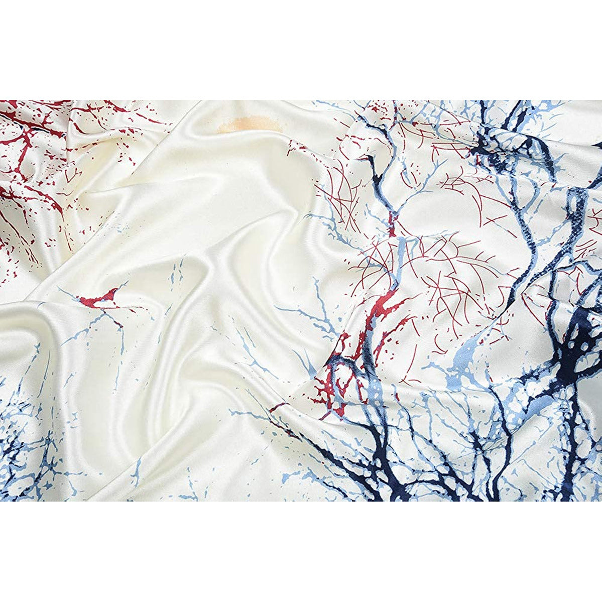 35 X 35 Women Square Silk like Hair Scarf Head Sleeping Wrap Satin Headscarf