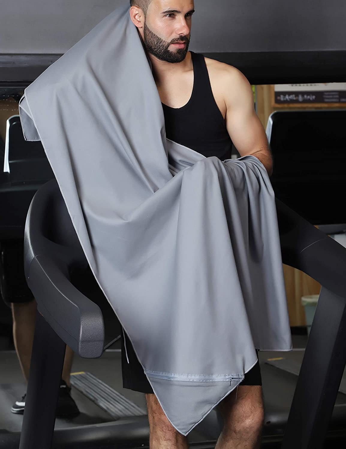 Microfiber Towel Perfect Travel & Sports &Camping Towel.Fast Drying - Super Absorbent - Ultra Compact.Suitable for Backpacking,Gym,Beach,Swimming,Yoga