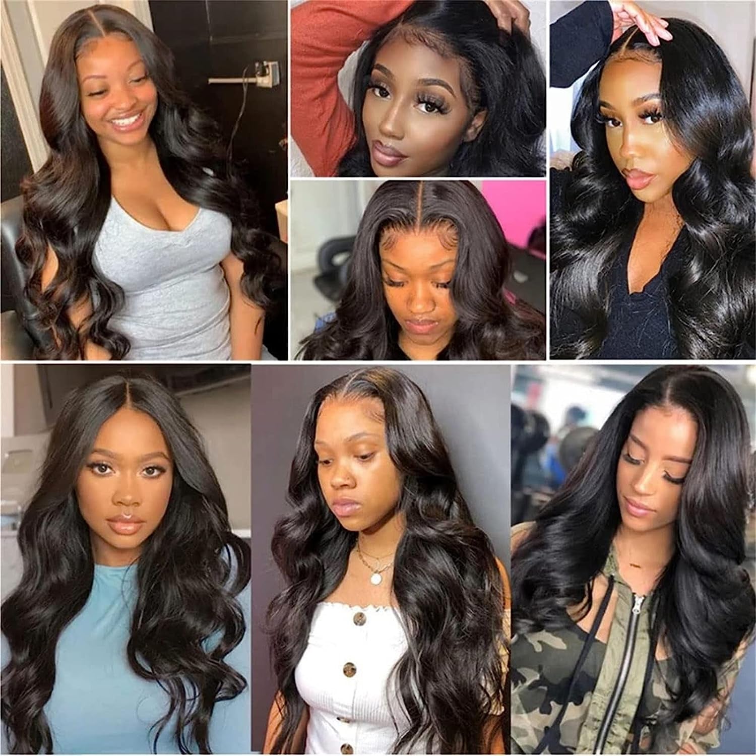 26 Inch Body Wave Lace Front Wigs Human Hair Pre Plucked 180% Density 13X4 HD Lace Front Wigs for Black Women, Glueless Wigs Unprocessed Brazilian Virgin Human Hair with Baby Hair Bleached Knots