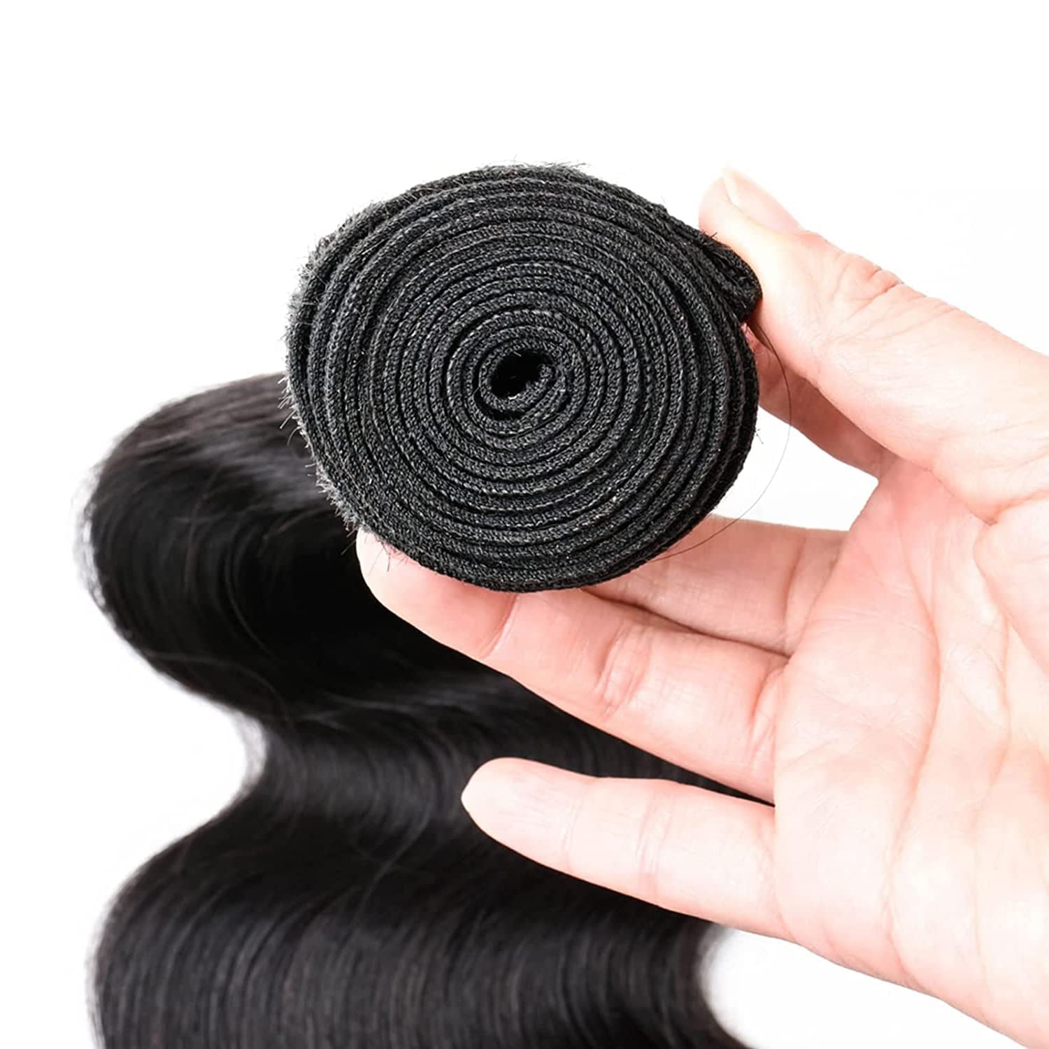 Long Body Wave Bundles Human Hair 32 Inch 100% Unprocessed 12A Brazilian Virgin Human Hair Bundles Body Wave Natural Black Color