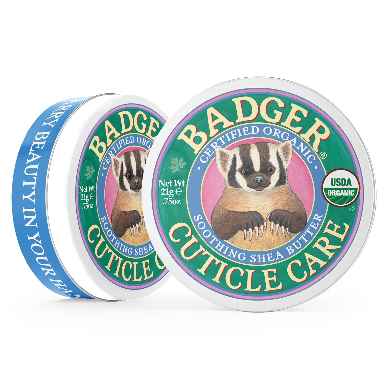 Organic Cuticle Care Balm - Natural Nail Care Cream with Shea Butter, Vitamin-Rich Seabuckthorn Extract Helps Strengthen, Soothe & Restore Dry & Splitting Cuticles – Light Citrus Scent - .75Oz (3 Pack)