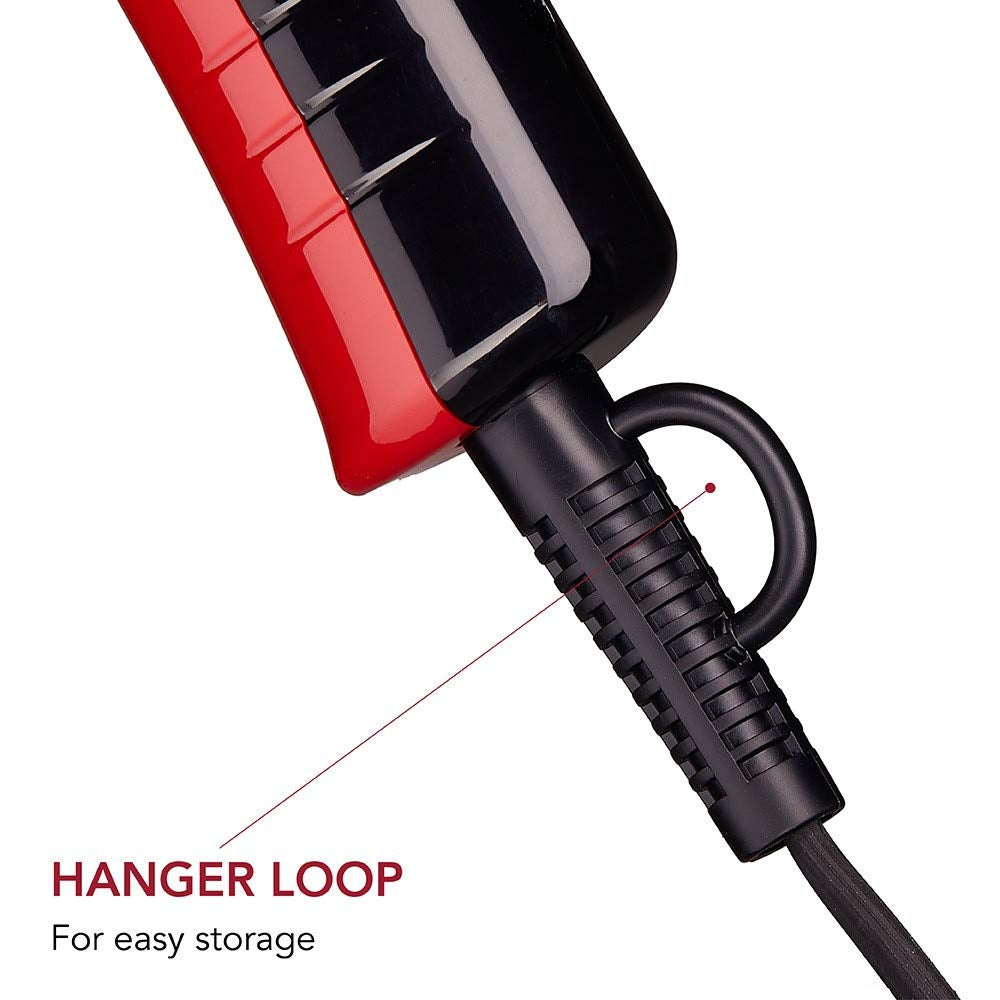 1875 Watt Pro Tourmaline Ceramic Hair Dryer, 3 Heat Settings, 2 Speed Slide Switch, Cool Shot Button, 2 Detangler Combs, 1 Concentrator, 1 Diffuser, Removable Filter Cap & 4 Sectioning Clips