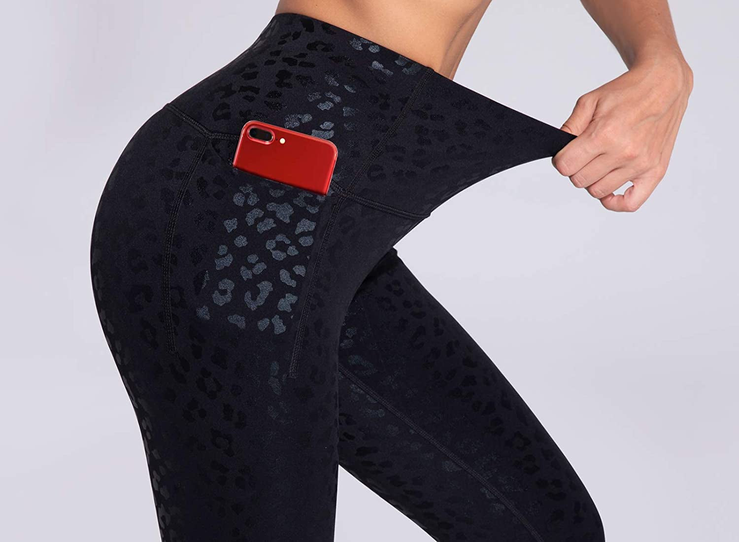 Tummy Control Workout Leggings with Pockets High Waist Athletic Yoga Pants for Women Running, Hiking