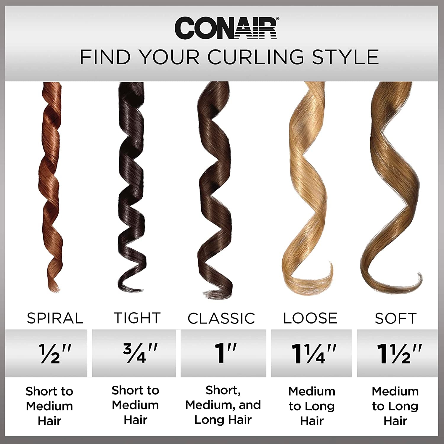 Instant Heat 1 1/2-Inch Curling Iron, 1 ½ Inch Barrel Produces Soft Waves – for Use on Medium and Long Hair