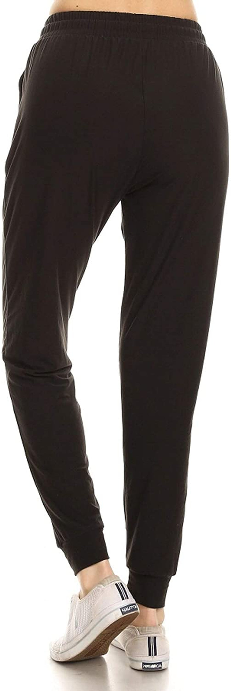 Women'S Printed Solid Activewear Jogger Track Cuff Sweatpants