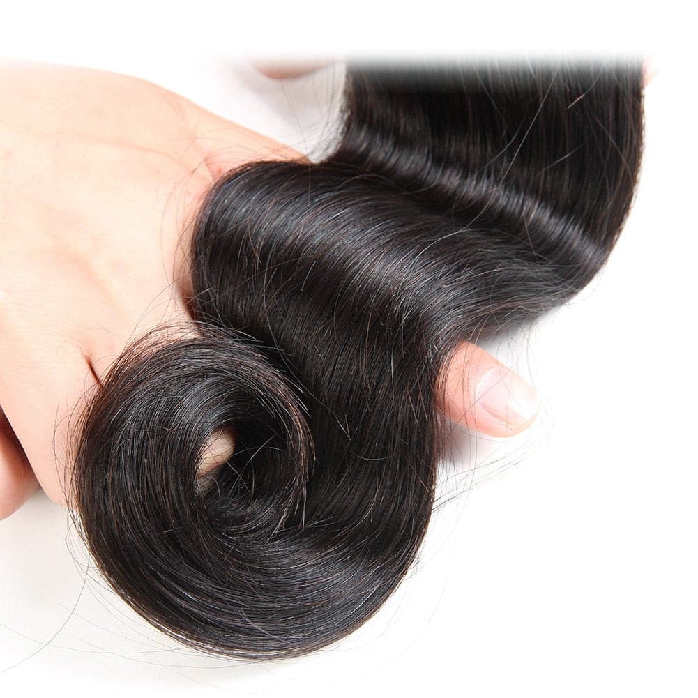 Body Wave Human Hair 3 Bundles Double Weft 10A Brazilian Hair Bundles (18/20/22 Inch, 3 Bundles)