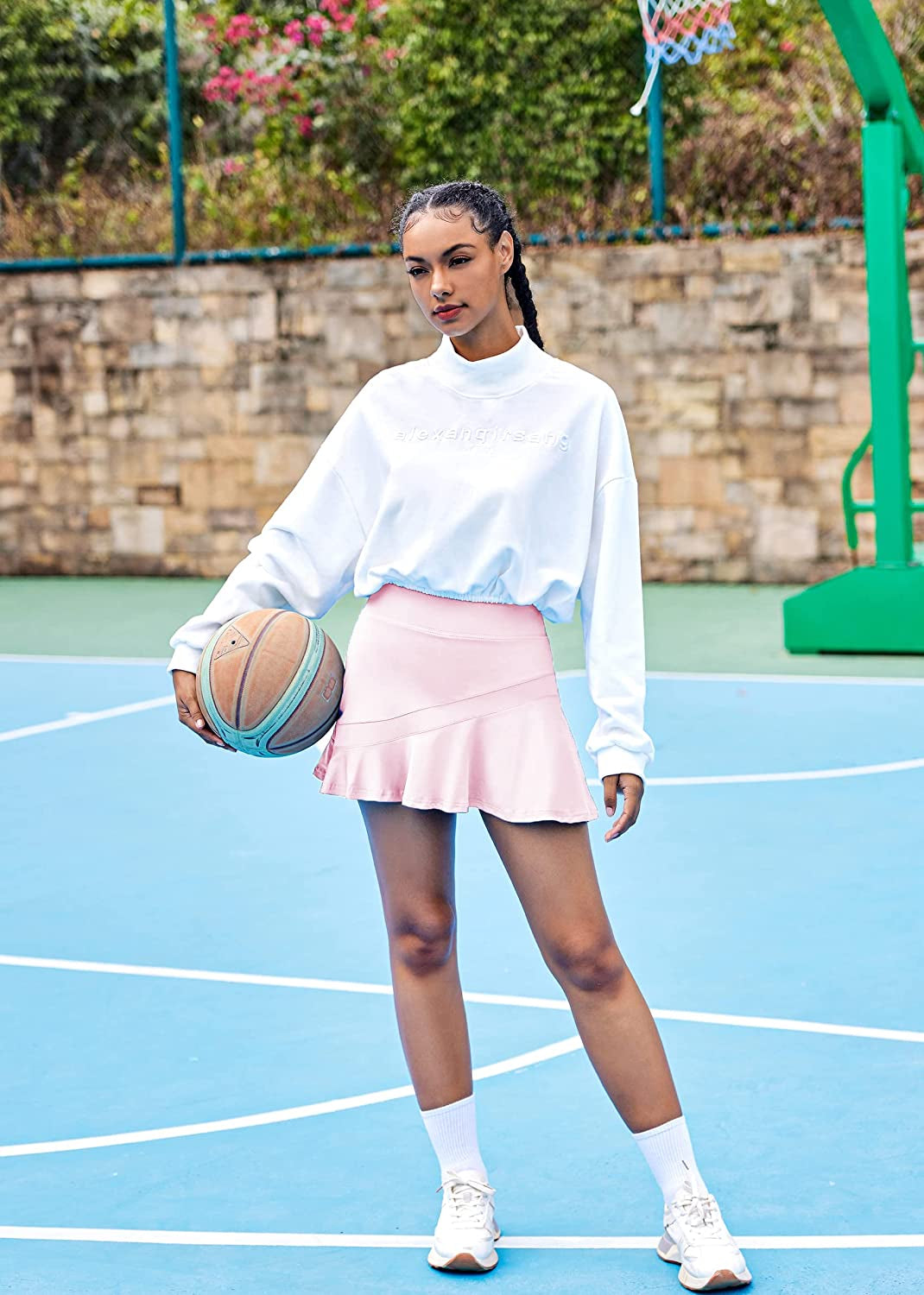 Tennis Skirts for Women Pleated Athletic Golf Skorts Skirt with Shorts Pockets Lightweight Running Workout Skirt