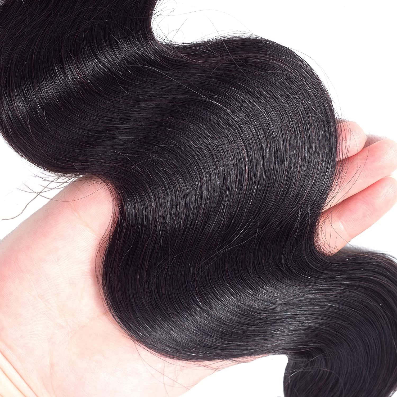 Long Body Wave Bundles Human Hair 32 Inch 100% Unprocessed 12A Brazilian Virgin Human Hair Bundles Body Wave Natural Black Color