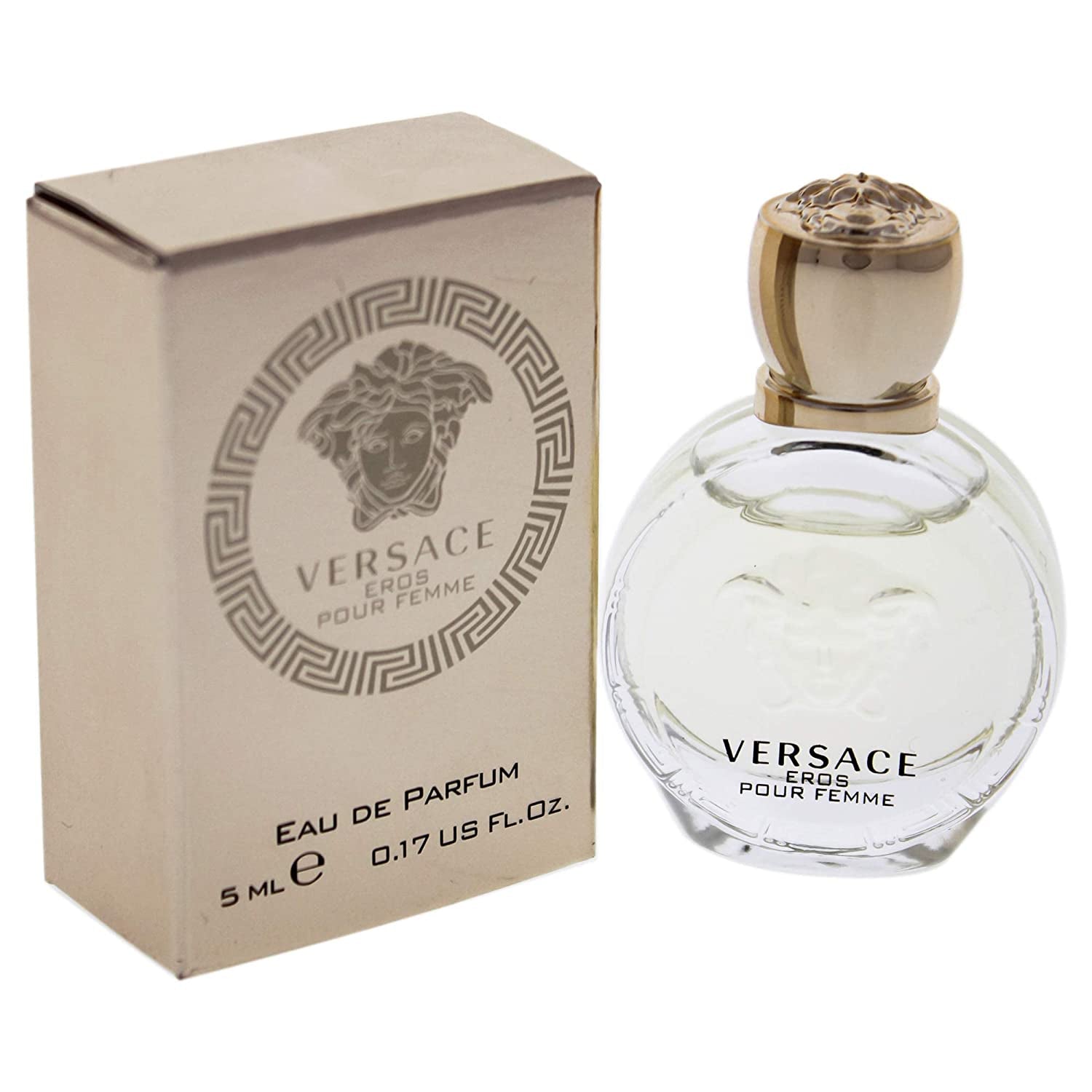 Versace Eros Pour Femme Women'S Edp Splash, 0.17 Ounce