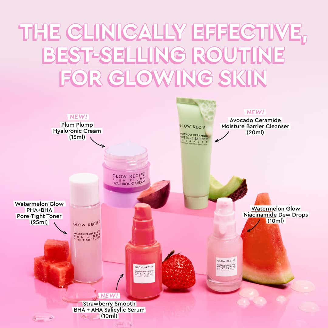 - Fruit Babies Bestsellers Kit - Mini Travel Size Beauty Essentials - Avocado Foam Cleanser, Niacinamide Dew Drops Serum, Pore-Tight Toner, Salicylic Serum, Hyaluronic Acid Cream (5 Count)