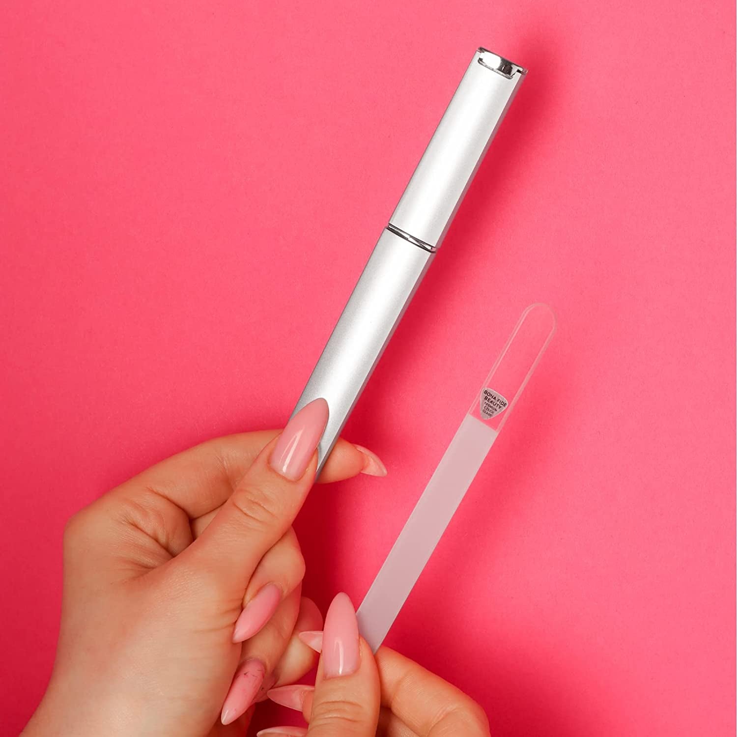 Glass Nail Files for Natural Nails by - Crystal Nail Filer Handcrafted in the Czech Republic