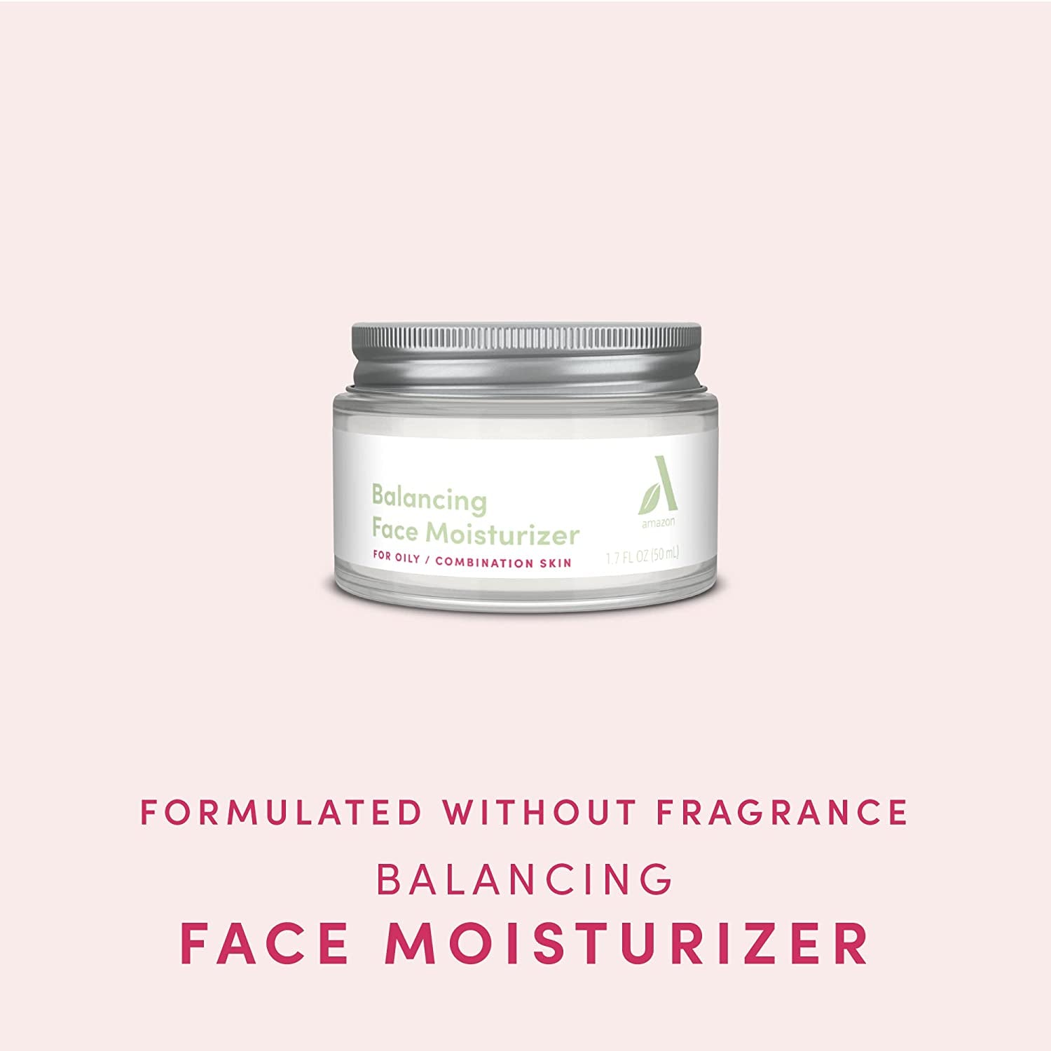 Balancing Face Moisturizer with Licorice Root Extract & Vitamin C, Vegan, Formulated without Fragrance, Dermatologist Tested, Oily to Combination Skin, 1.7 Fl Oz