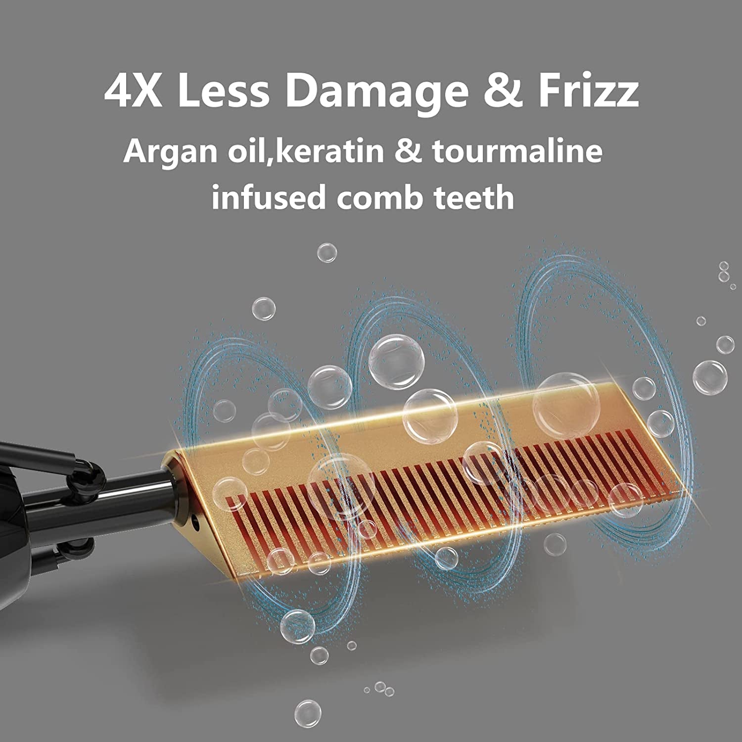 500℉ Hot Comb,60 Min Auto-Off Hair Straightener Comb,7 Temperatures Adjustable Ceramic Hot Comb,Electric Pressing Comb for Black Hair,Professional Hot Combs for Natural Black Hair