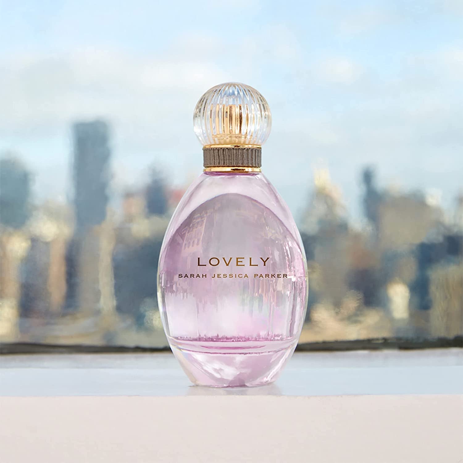 Lovely by SJP - Sweet, Floral, Musky Amber Woody Eau De Parfum Spray Fragrance for Women - with Notes of Mandarin, Bergamot, Apple, and Cedarwood - Intense, Long Lasting Scent - 3.4 Oz