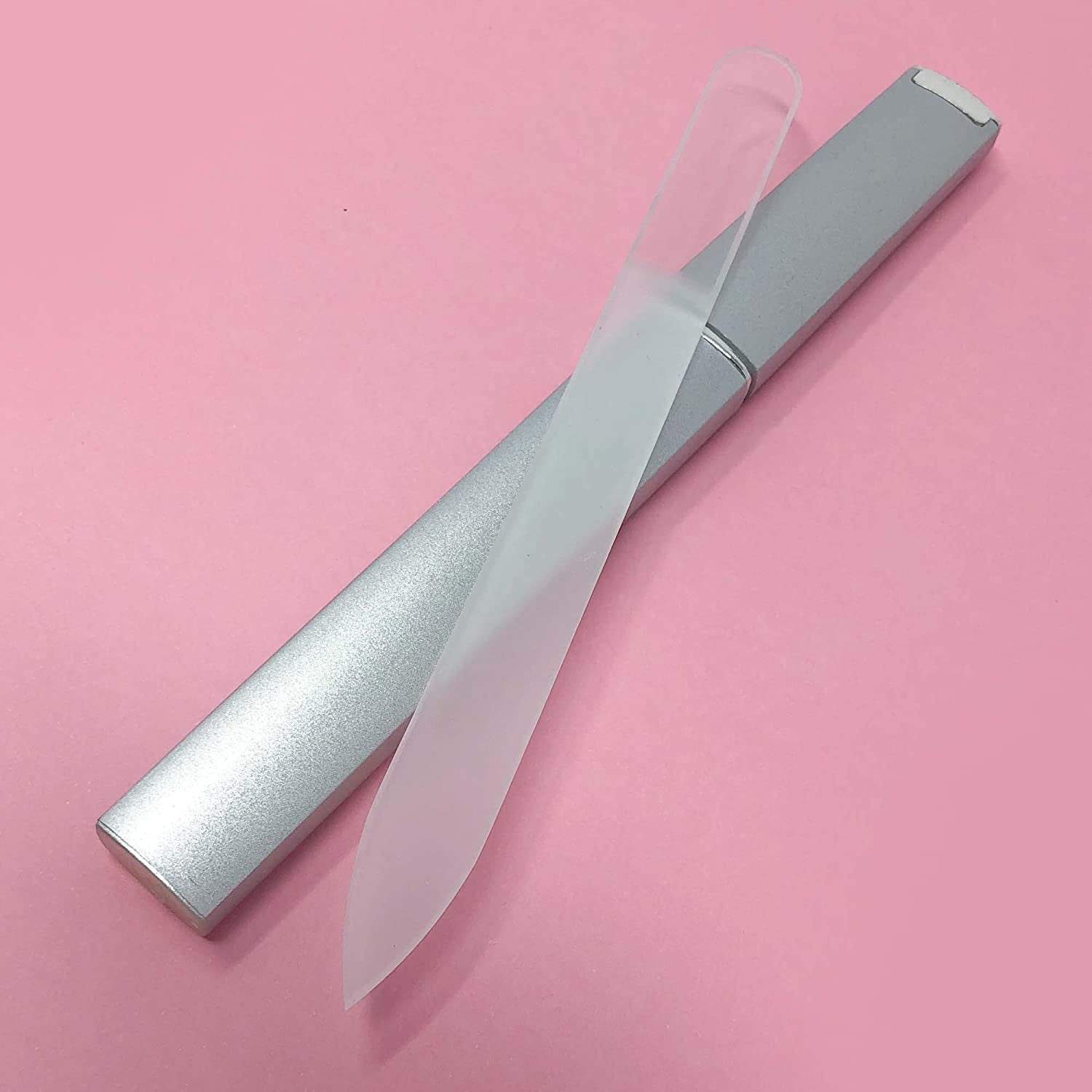 Glass Nail Files for Natural Nails by - Crystal Nail Filer Handcrafted in the Czech Republic