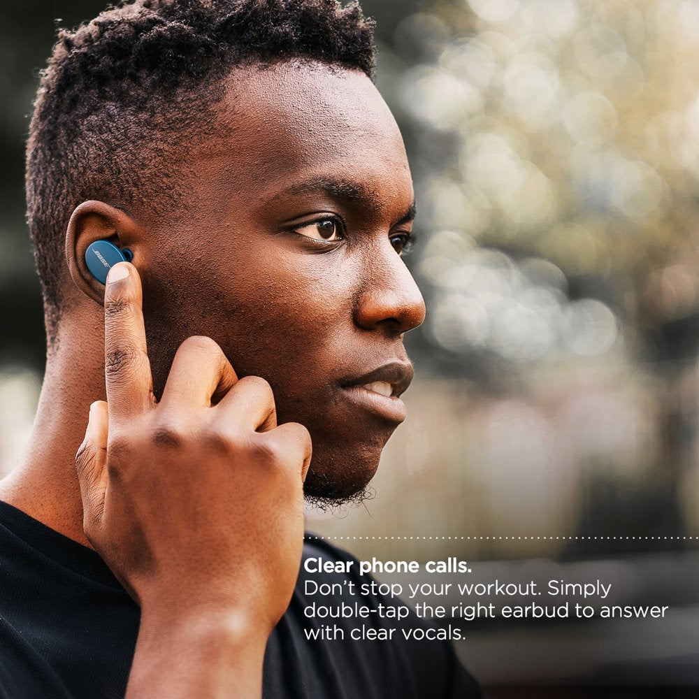 Sport Earbuds True Wireless Bluetooth Headphones, Black
