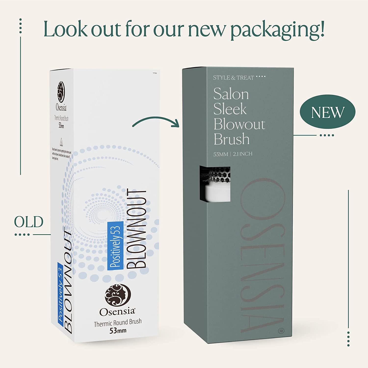 Professional round Brush for Blow Drying - Large Ceramic Ion Thermal Barrel Brush for Precise Styling and Maximum Volume - Lightweight round Hair Brush for Manageable Hair (2 Inch) (Not Electrical)