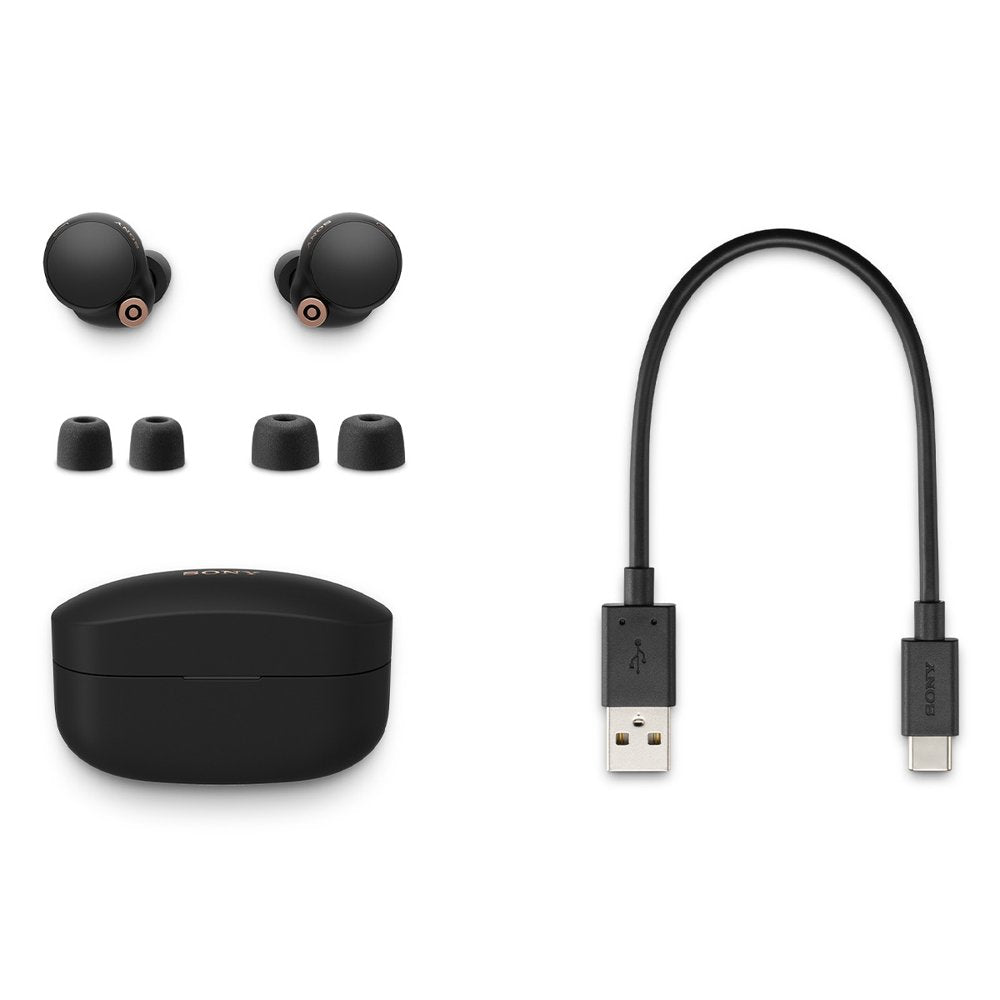 True Wireless Earbuds with Charging Case, Black, WF1000XM4BLACK